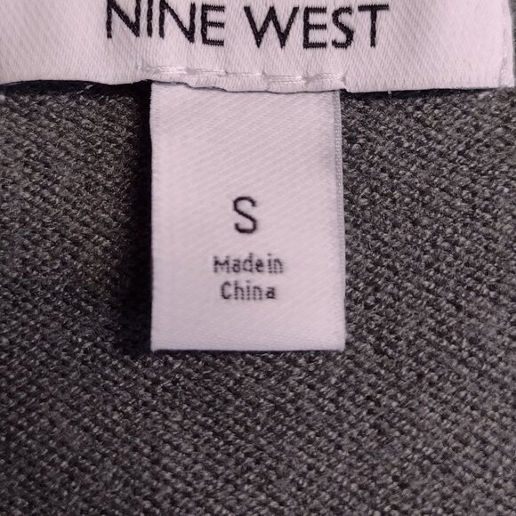 NEW with tag Women’s Nine West Sage Green Sweater Duster with Belt – Size Small - Picture 8 of 13